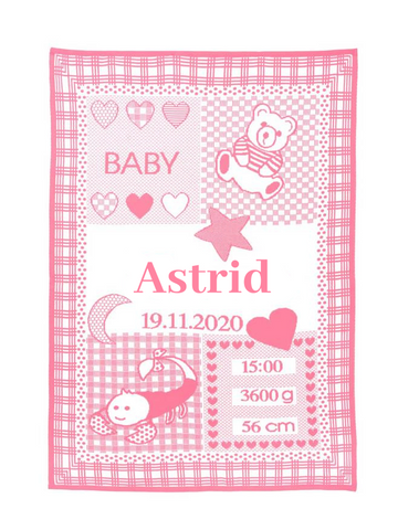 Personlig babyfilt - Kräftan