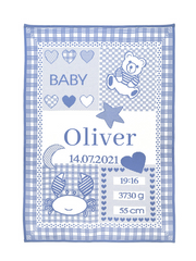 Personlig babyfilt - Krabba